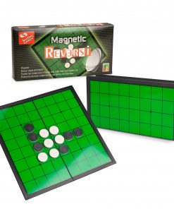 Sterling Games Reversi Othello Strategy Board Game 9.75 Inch Board with Folding Magnetic Board and Pieces for Home and Travel