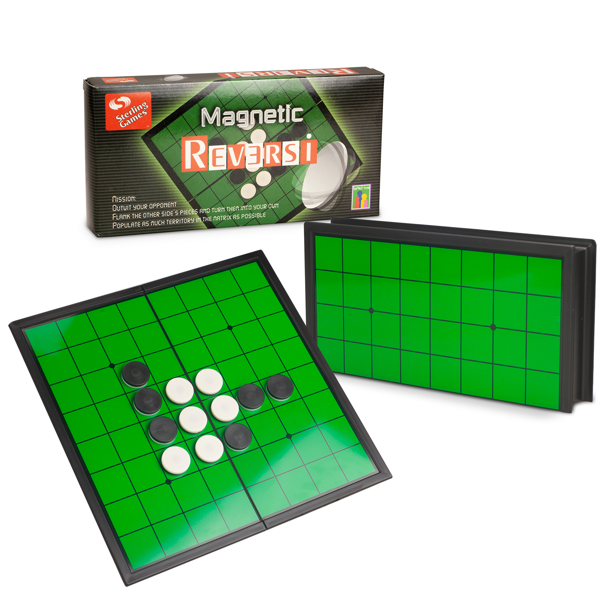 Sterling Games Reversi Othello Strategy Board Game 9.75 Inch Board with