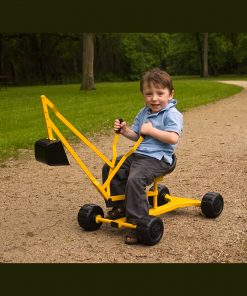 Alternative view of WonkaWoo Ride On Excavator Toy Sand Digger Crane with 4 Wheels for Outdoor Playground and Sandbox