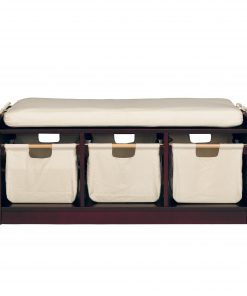 Wonkawoo Deluxe Children S Storage Bench Espresso Sunnywood