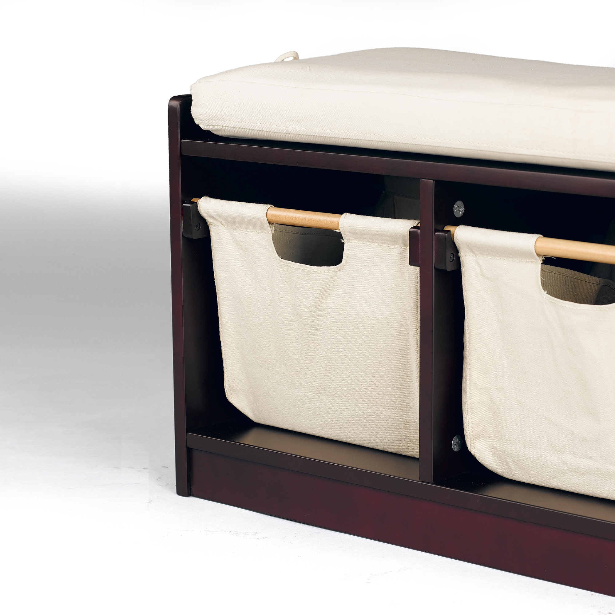 WonkaWoo Deluxe Children’s Storage Bench (Espresso) Sunnywood