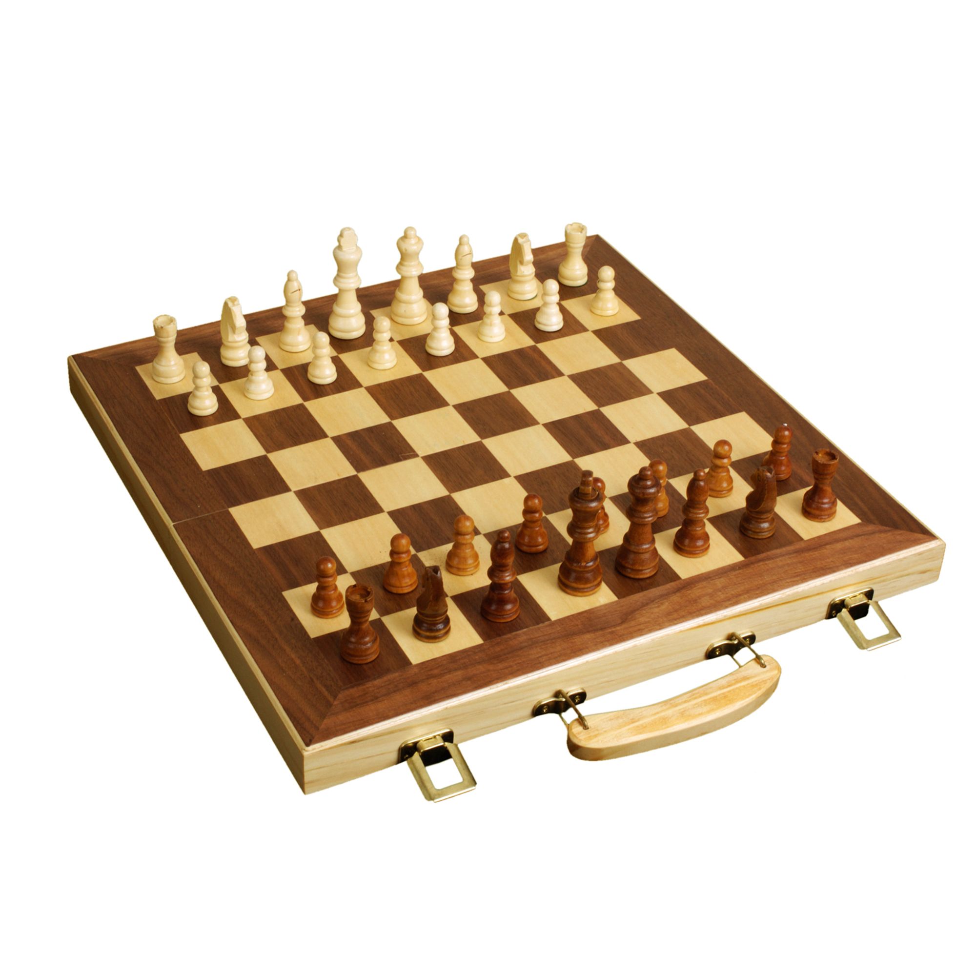 travel chess set wooden