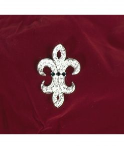 Rhinestone Pin - Fleur De Lis