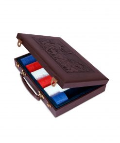 Leather Poker Chip Case