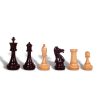 Budrose Wood Triple Weight Chessmen with 4" King
