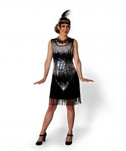 Flapper Dress (Black)