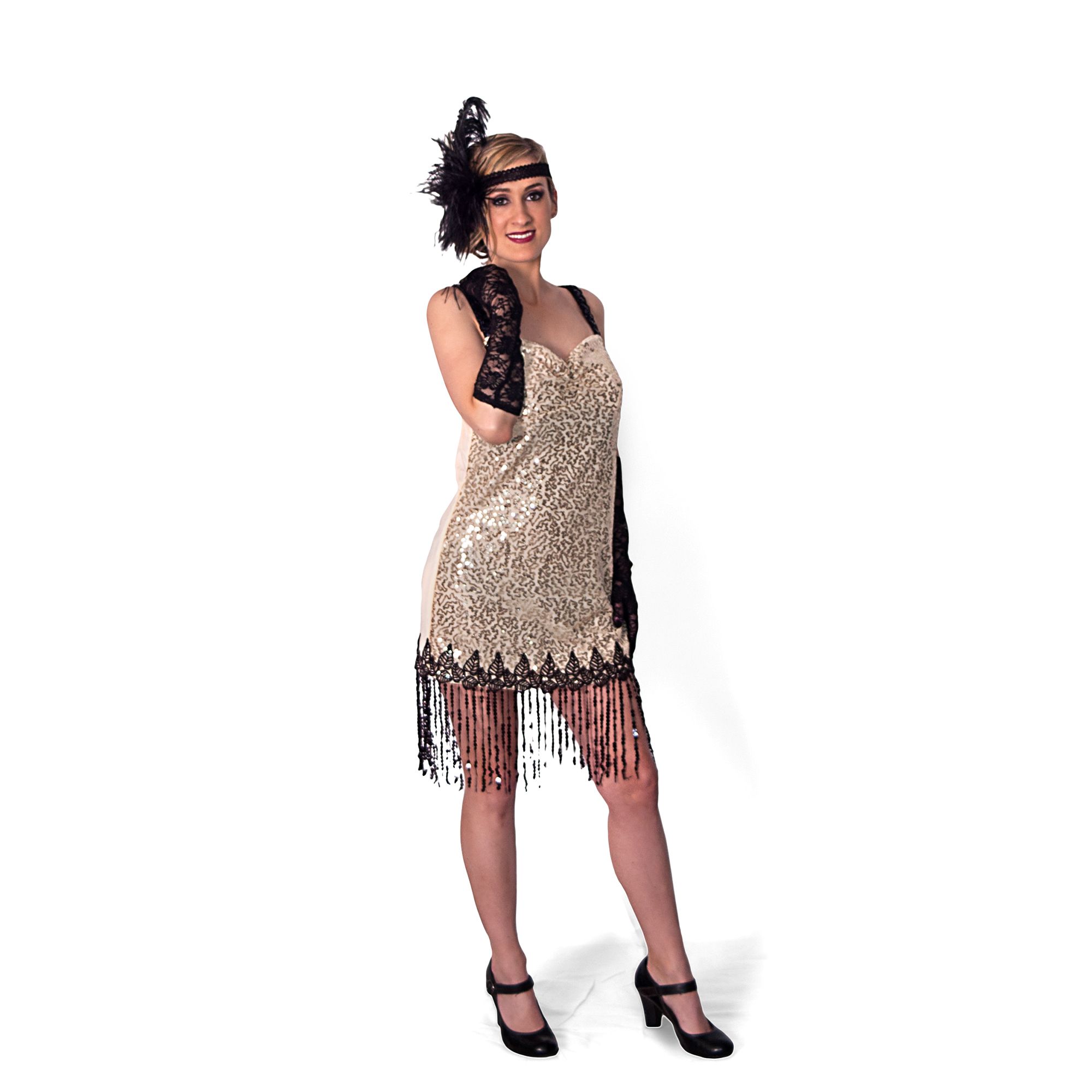 loose fitting flapper dress