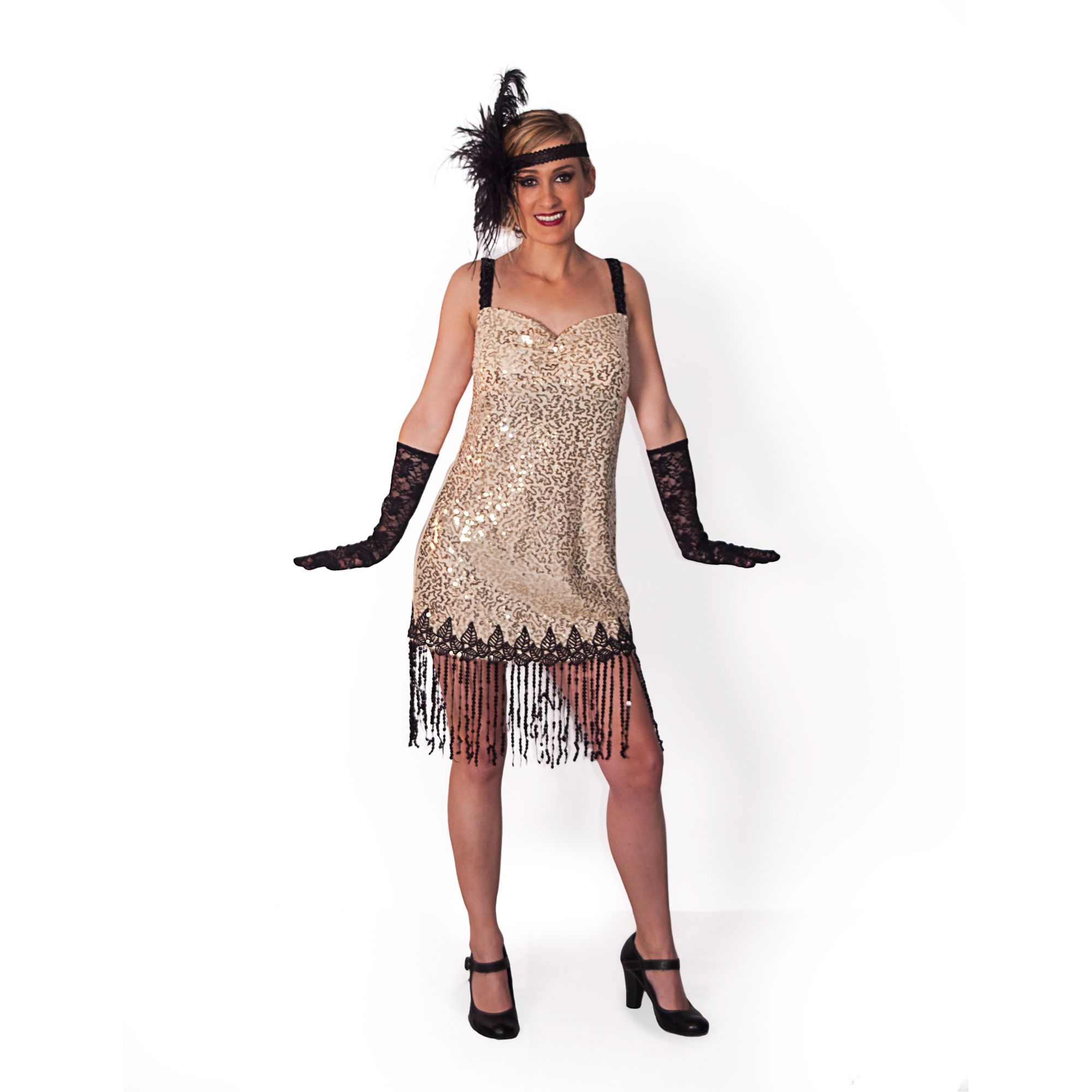 loose fitting flapper dress