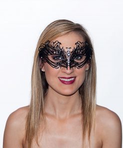 Black Metal Venetian Mask