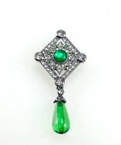 1920's Rhinestone Brooch