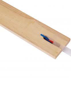 Alternative view of Sterling Games 12 inch Wooden Cribbage 2 Players Double Track Board with Poker Design