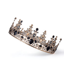 Alternative view of Unisex Dark Ages Rhinestone Crown - Antique Copper